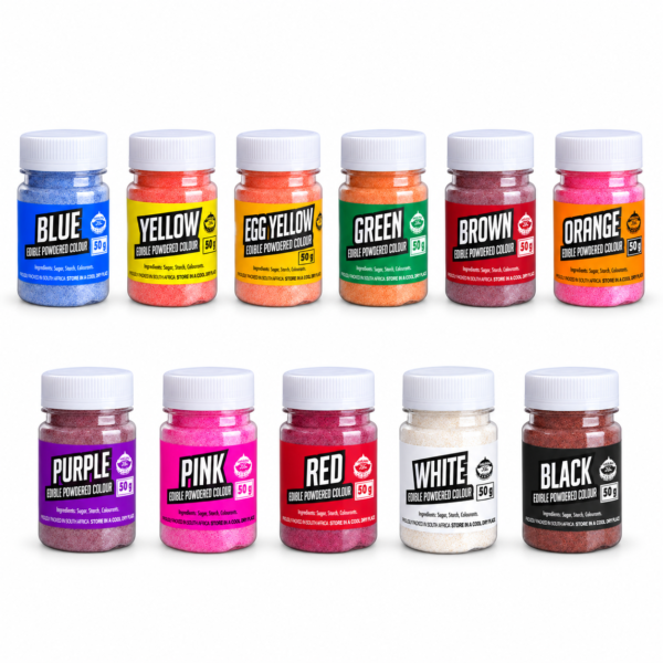 Powder Food Colouring 50g, 11 Colours
