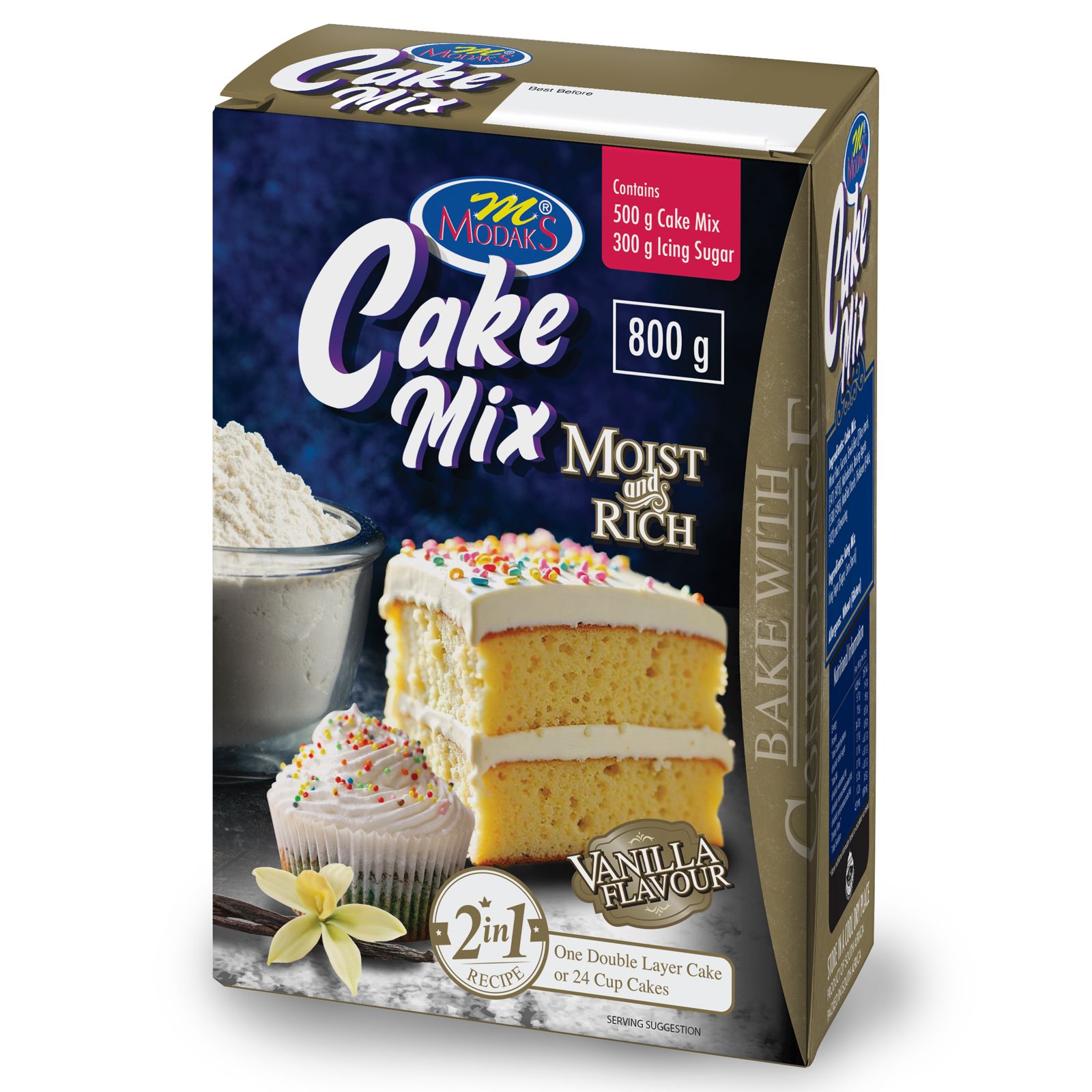 VANILLA CAKE MIX 800 g - MODAKS